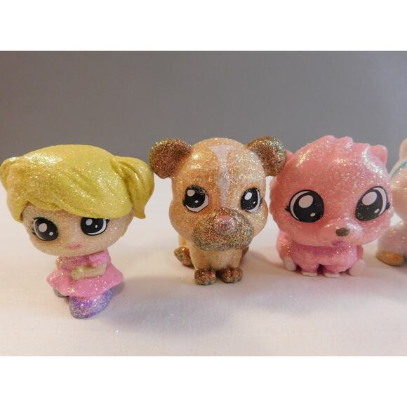 Tic Tac Toy XOXO Lot of 7 Glitter Friends - Picture 4 of 11